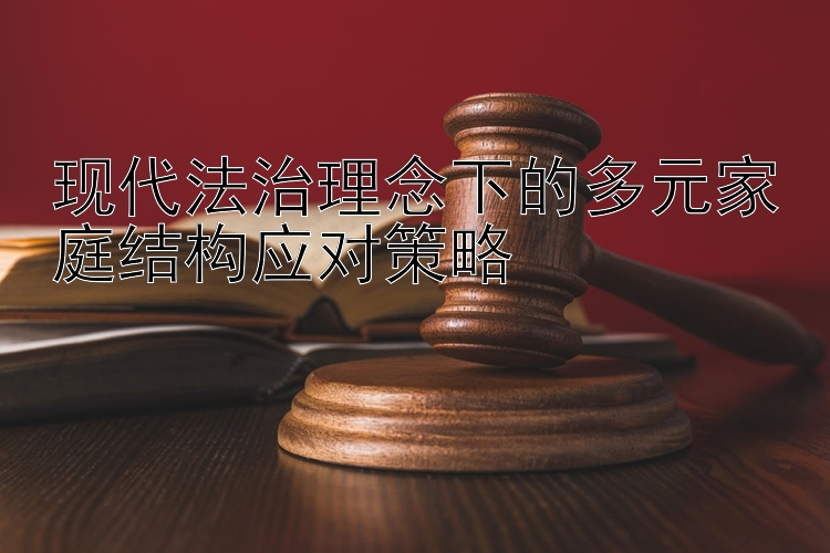 现代法治理念下的多元家庭结构应对策略