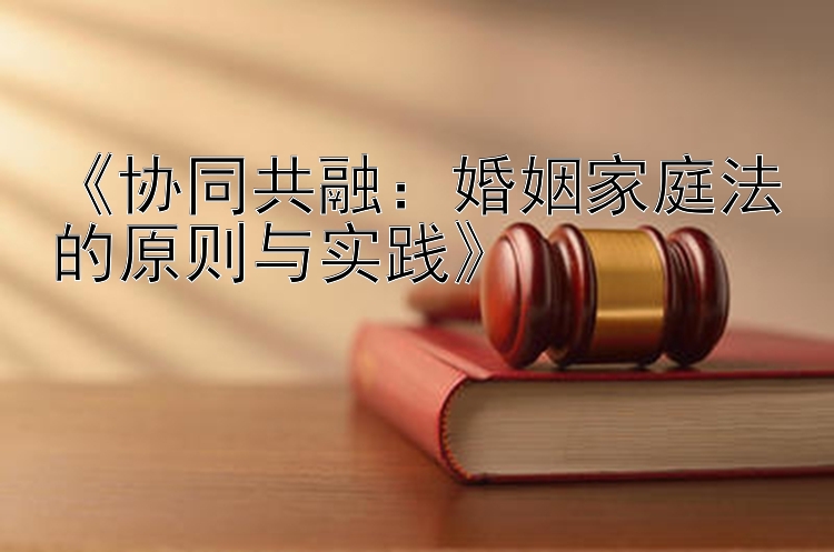 《协同共融：婚姻家庭法的原则与实践》