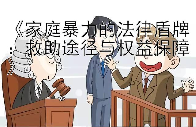 《家庭暴力的法律盾牌：救助途径与权益保障》