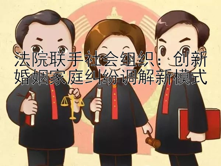 法院联手社会组织：创新婚姻家庭纠纷调解新模式