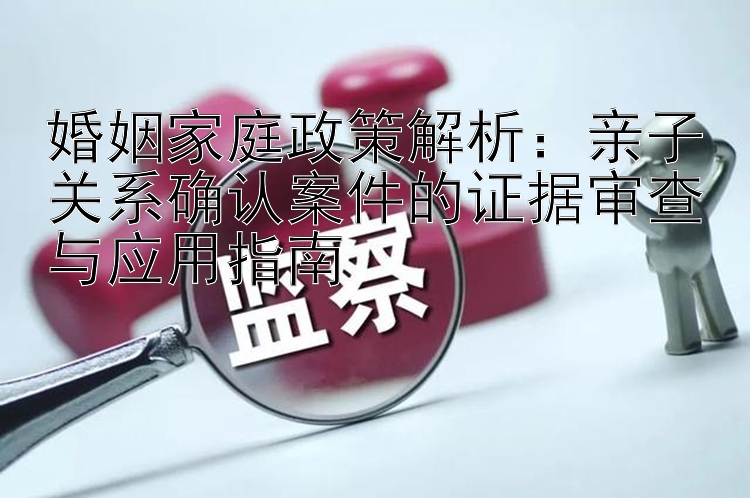 婚姻家庭政策解析：亲子关系确认案件的证据审查与应用指南