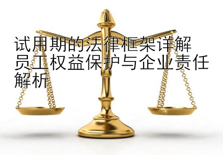 试用期的法律框架详解  
员工权益保护与企业责任解析