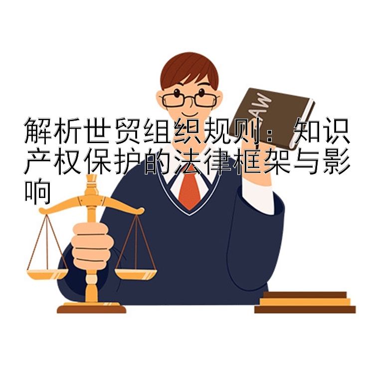 解析世贸组织规则：知识产权保护的法律框架与影响